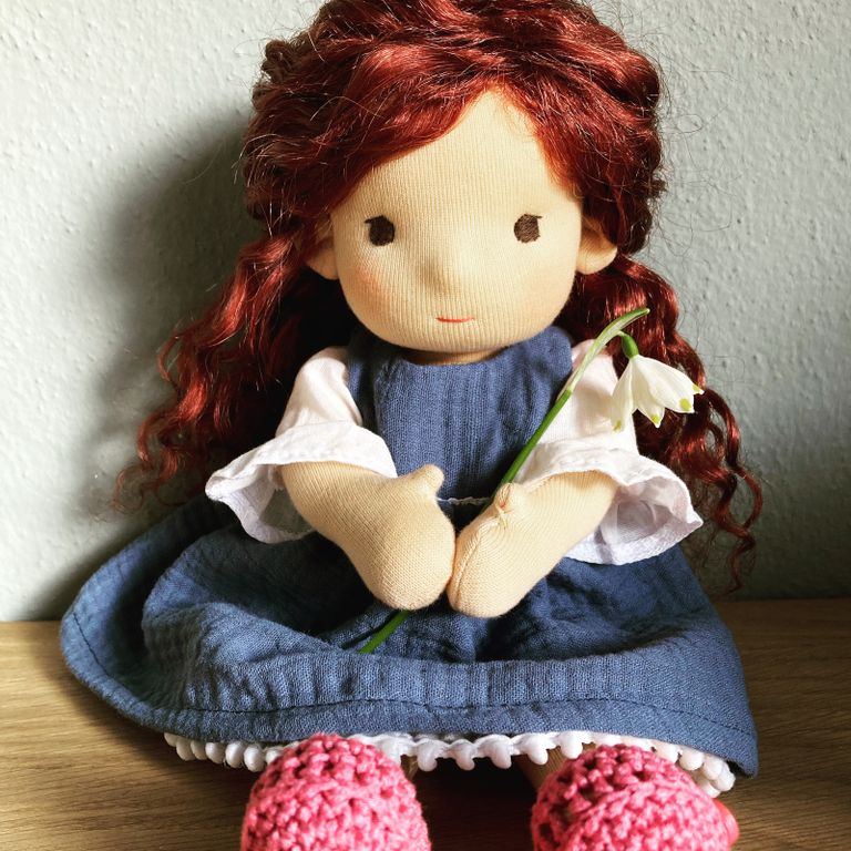 Püppchen Stoffpuppen Maria